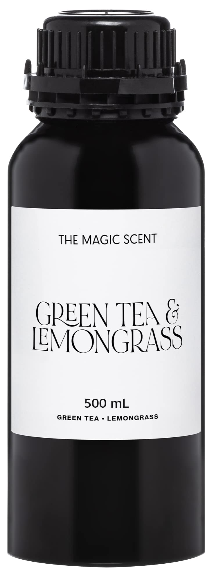 Premium All-Natural Aromatherapy Essential Oils Set - 500mL Green Tea & Lemongrass Scented Oil for Diffusers | Relaxing, Safe & Soothing Fragrance for Home, Office, Yoga & Spa Wellness