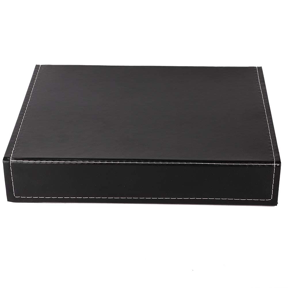 8 Grid Leather Sunglass & Jewelry Storage Organizer - Eyeglass Display Case for Rings, Earrings - Perfect for Travel, Home Decor & Retail Store Display
