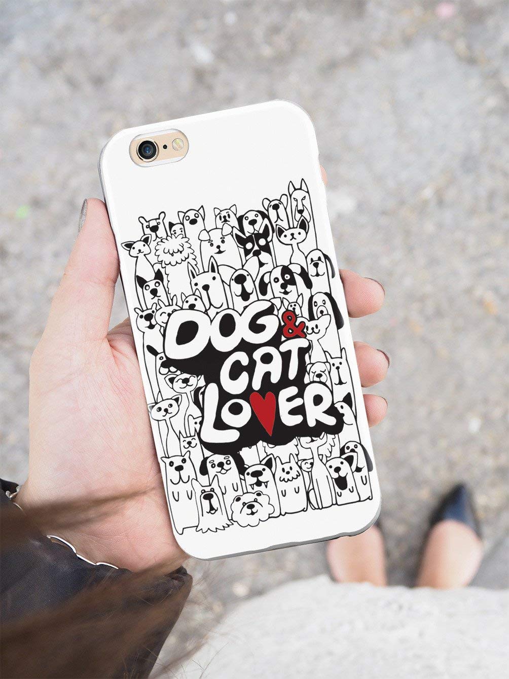 Premium 3D Textured Protective Phone Case for Apple iPhone 12 - Cute Dog & Cat Lover Design - Shockproof & Scratch-Resistant Cover - Perfect for Pet Lovers, Daily Use & Gift Giving