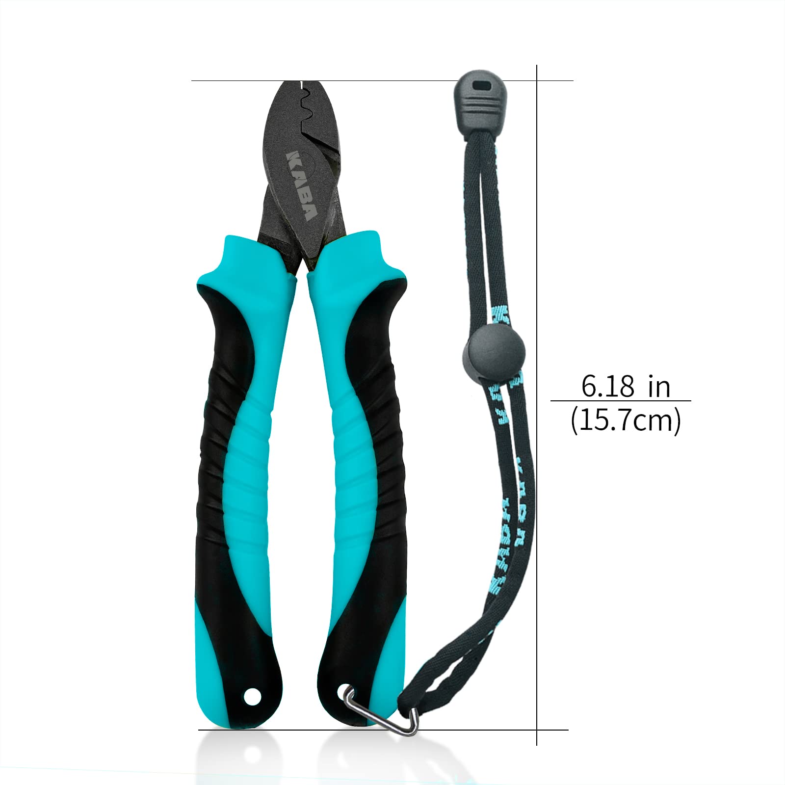 KABA Fishing Crimping Tool - Hand Crimper for Single-Barrel Sleeves | Fishing Gear & Tackle Pliers | Perfect for Saltwater & Freshwater Fishing