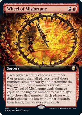 Magic: The Gathering - Wheel of Misfortune Foil Extended Art Card - Commander Legends MTG Collectible for Deck Building & Strategy Games