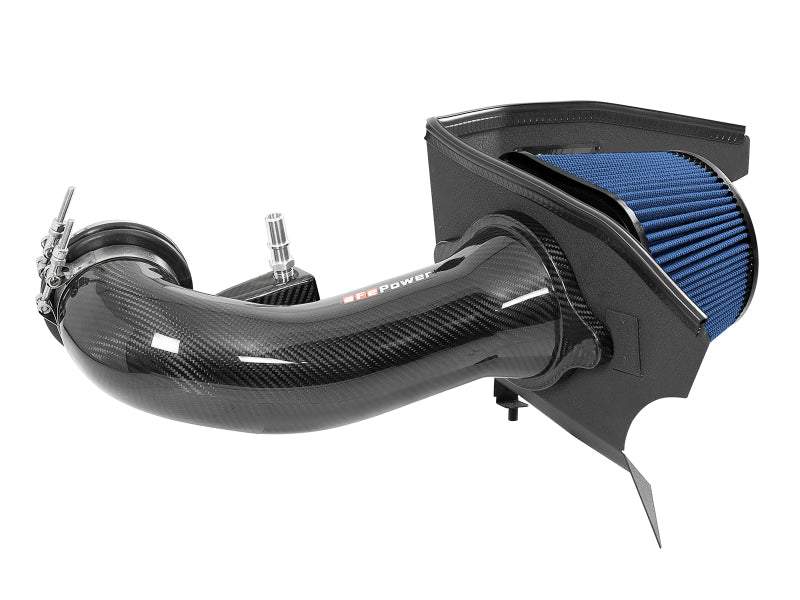 aFe 19-20 GM Trucks 5.3L/6.2L Track Series Carbon Fiber Cold Air Intake System with Pro 5R Filters - High Performance Air Intake for Silverado, Sierra & GMC Trucks - Off-Road & Street Racing Upgrade