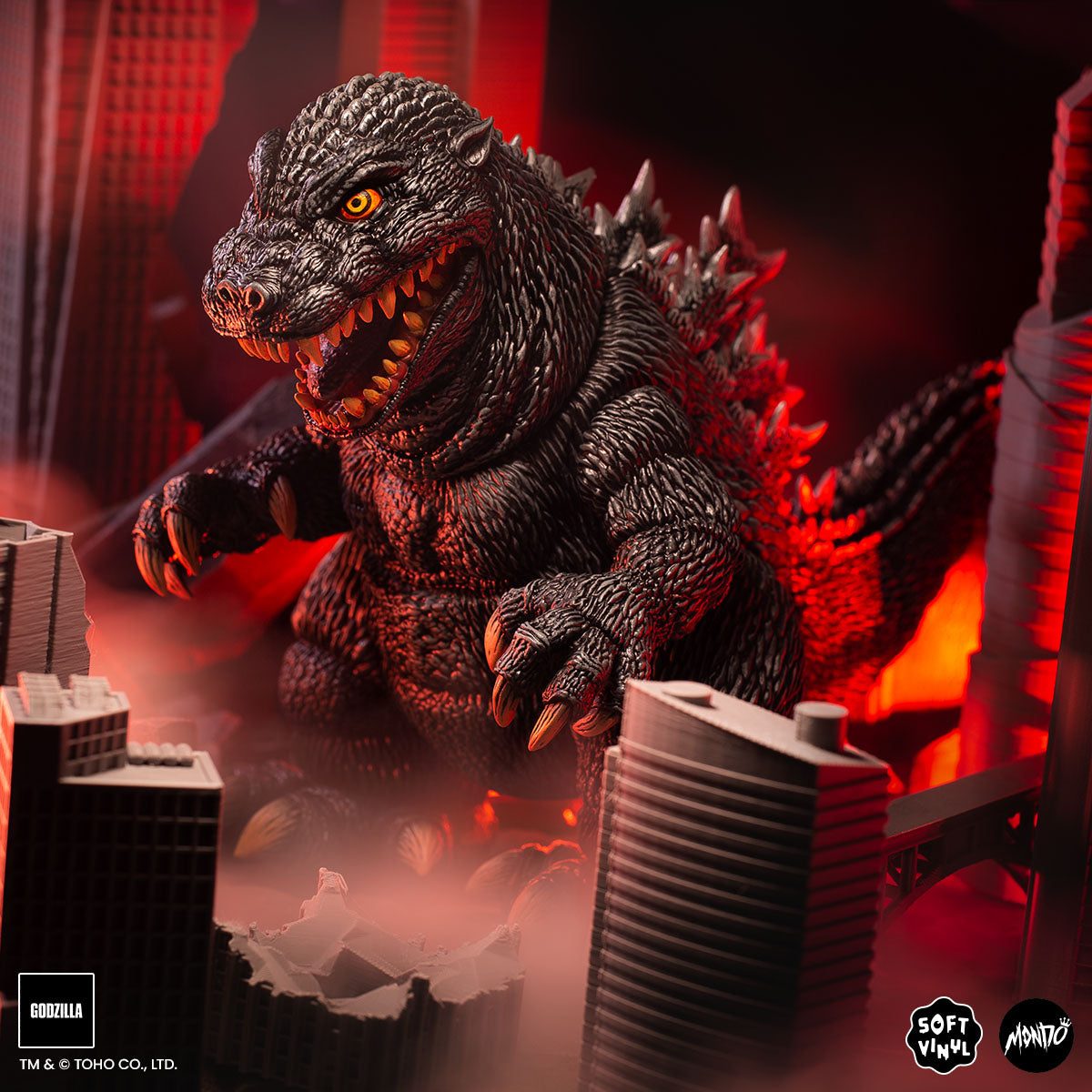 Godzilla Vinyl Designer Figure by James Groman - Premium Collectible Toy for Movie Fans & Pop Culture Enthusiasts - Perfect for Display, Gifts, and Home Decor