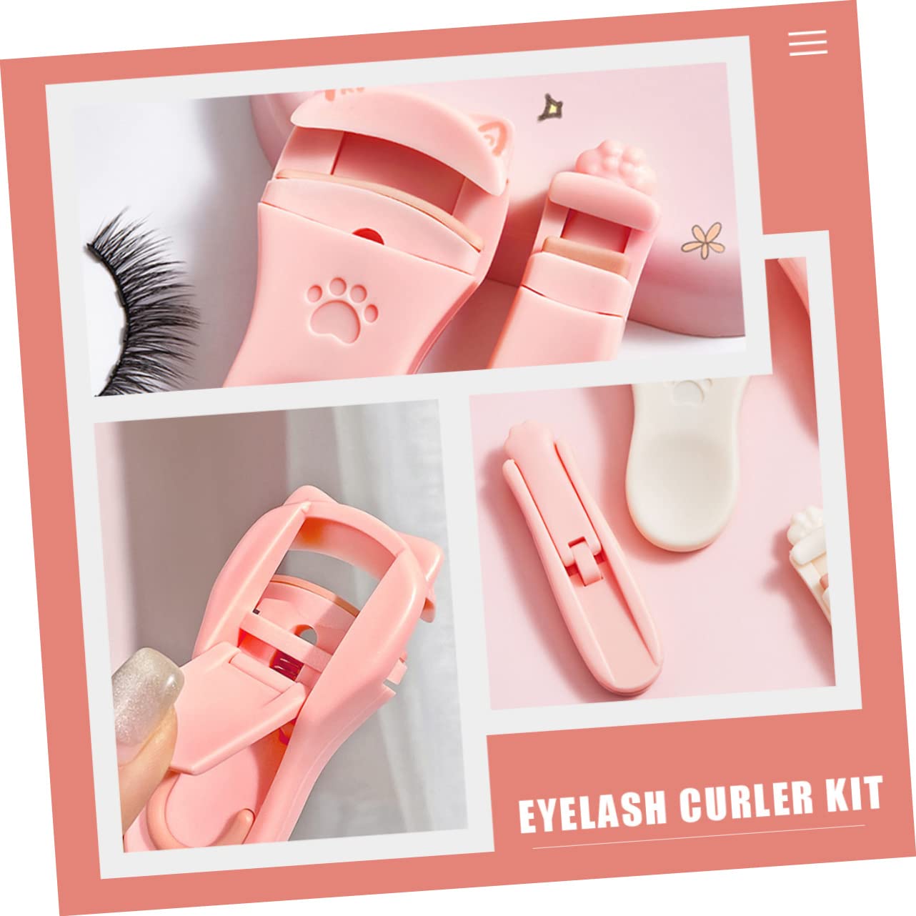 Beavorty 2-Pack Professional Eyelash Curler Set - Perfect Curling & Shaping Tool for Asian Eyes, Travel Size (2pcs x 2) - Ideal for Daily Makeup, Bridal Looks & Travel Beauty Essentials