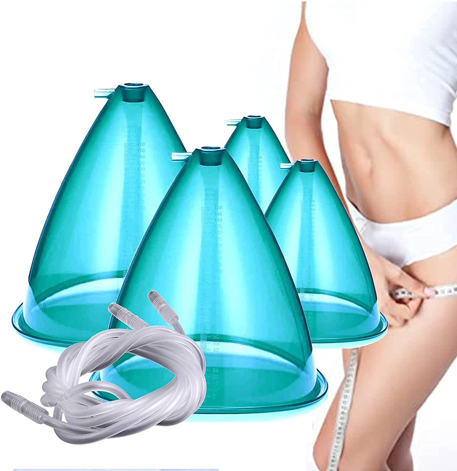 Professional Vacuum Cupping Machine for Body Massage - Large Silicone Cupping Therapy Set for Butt & Breast Lift, Pain Relief & Relaxation | Perfect for Home Spa, Post-Workout Recovery & Beauty Treatments