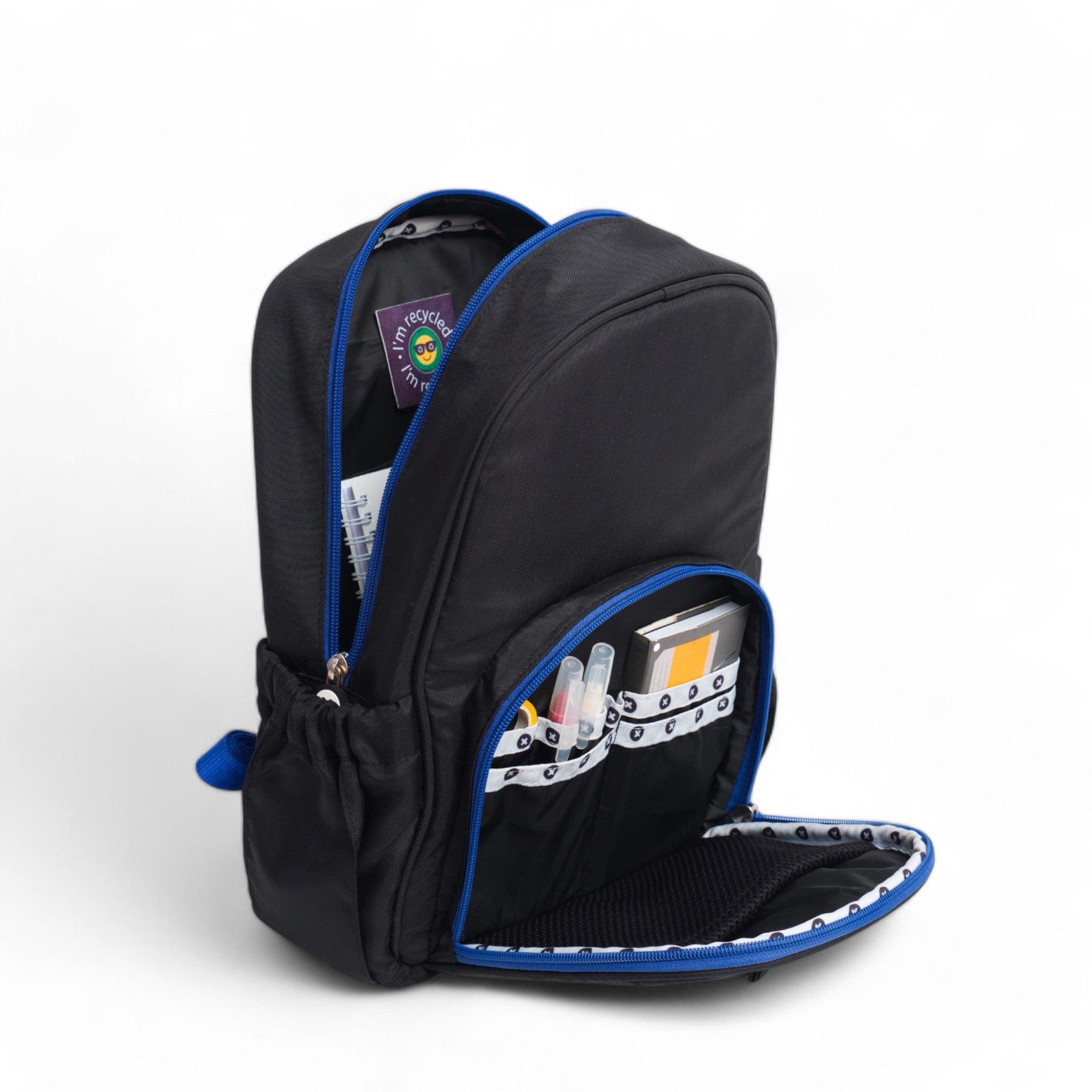 Moji Small Backpack for Women & Men - Lightweight Mini Travel Backpack, Waterproof Daypack for Hiking, School, Work - Black