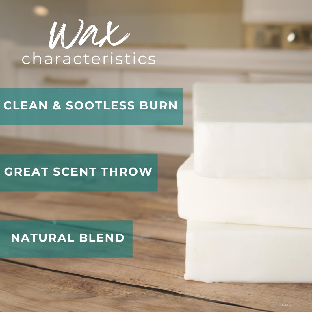 Premium 10lb Soy Wax Slab for Candle Making - Natural, Smooth Blend with High Fragrance Load Capacity | Ideal for Handmade Candles, Aromatherapy & Home Decor | Candle Making Supplies & DIY Craft Essentials