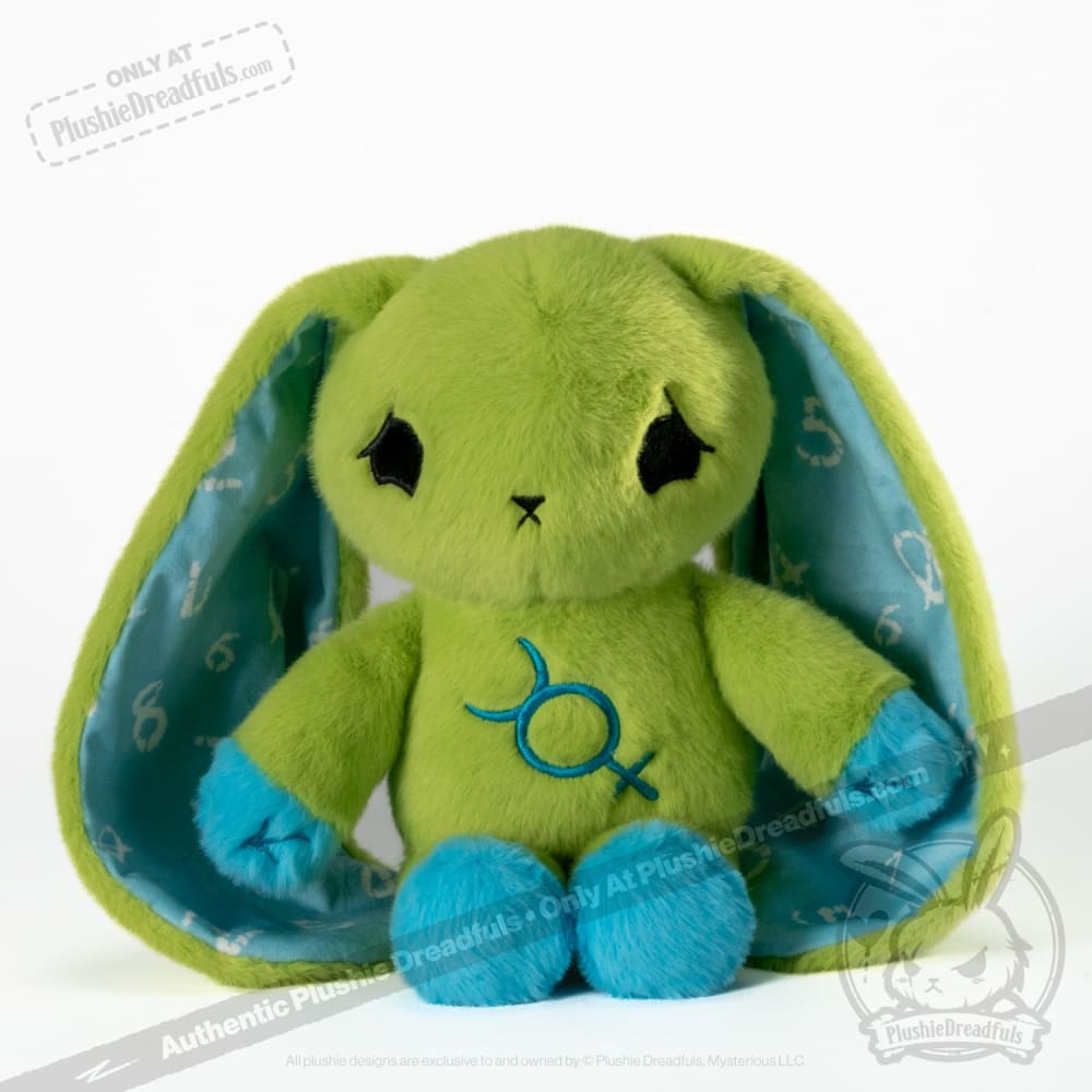 Plushie Dreadfuls Dyscalculia Rabbit - Soft Stuffed Animal Toy for Kids & Adults, Comfort Plush for Anxiety Relief, Math Learning Aid, Unique Gift for Neurodiversity Awareness