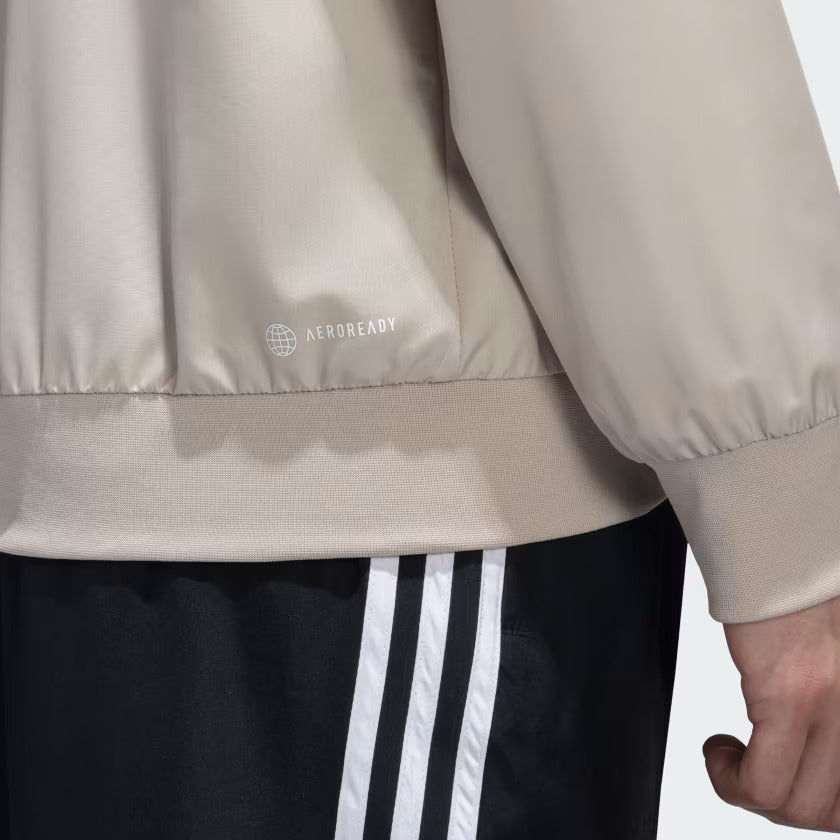 Adidas 3 Stripes Woven Cricket Tracksuit for Men - Wonder Beige | Comfortable Athletic Wear for Cricket Practice & Casual Outfits