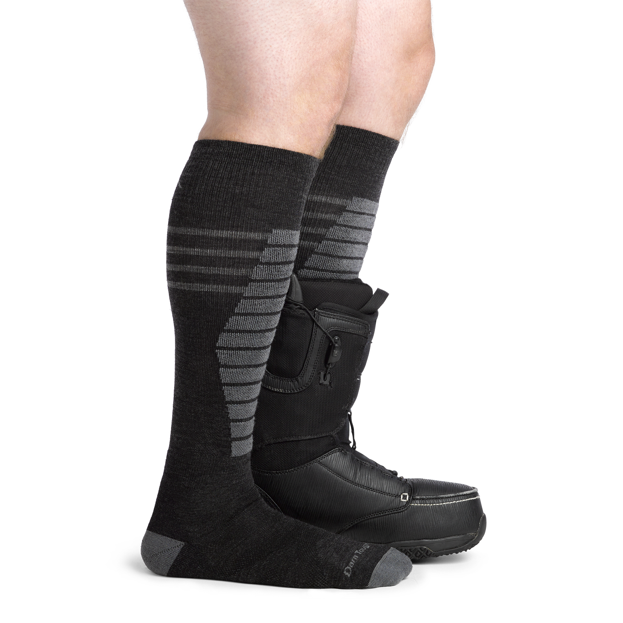 Men's Edge Over the Calf Midweight Ski & Snowboard Socks - Warm & Comfortable for Winter Sports & Outdoor Activities
