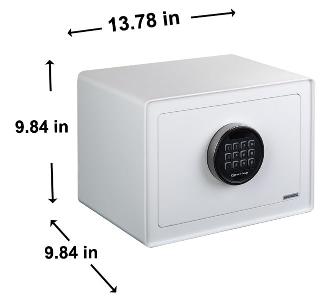 Time Lock Countdown Safe Box - Digital Security Safe for Home & Office - Protect Cash, Jewelry & Documents | Perfect for Travel, Hotel & Business Use