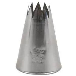 Open Star Pastry Tip - Professional Stainless Steel Baking Decorating Nozzle for Cakes, Cupcakes & Cookies - Perfect for Birthday, Wedding & Holiday Desserts