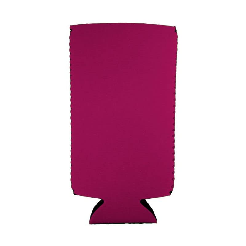 12 Pack Magenta Neoprene Slim Can Coolers - Insulated Beverage Sleeves for Beer, Soda & Energy Drinks - Perfect for Parties, BBQs, Picnics & Outdoor Events