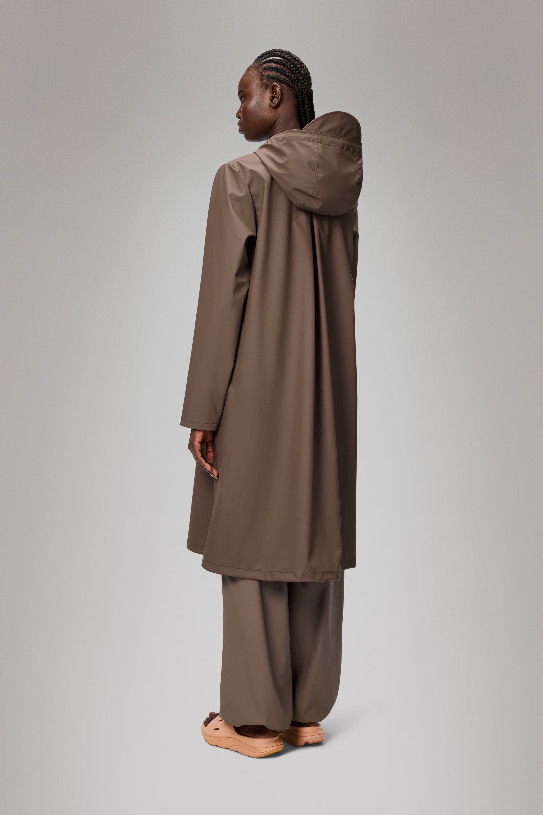 Elegant A-Line Long Women's Jacket - Stylish Outerwear for Fall & Winter | Perfect for Office, Dating & Casual Wear