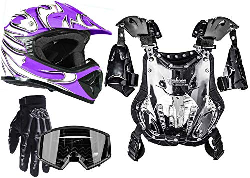 Purple w/ Black Gloves & Goggles