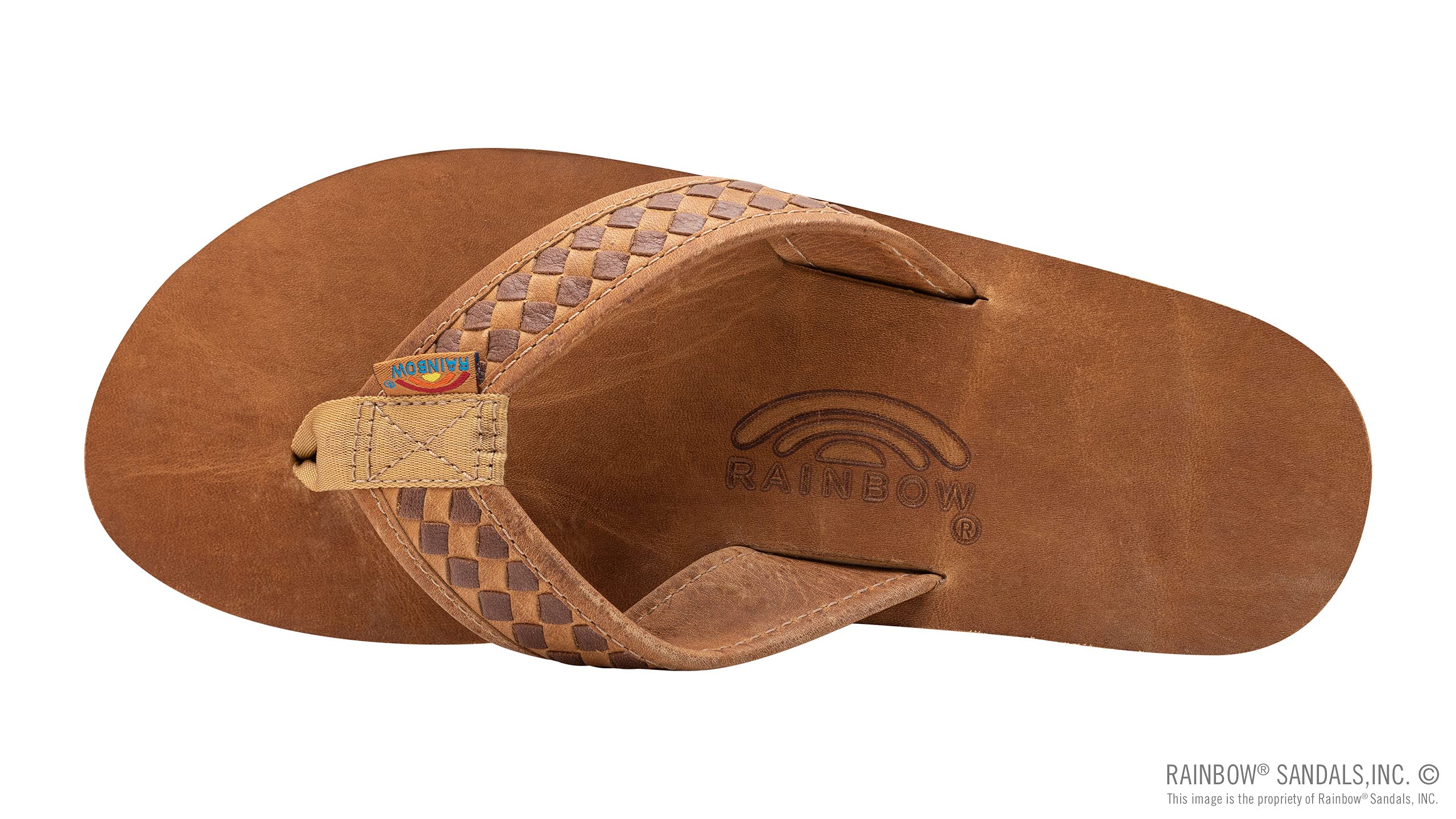 Premium Men's Rainbow Sandals - Bentley Luxury Leather Double Layer Arch Support with Handwoven Straps | Comfortable Beach & Casual Walking Sandals for Summer Outdoor Activities