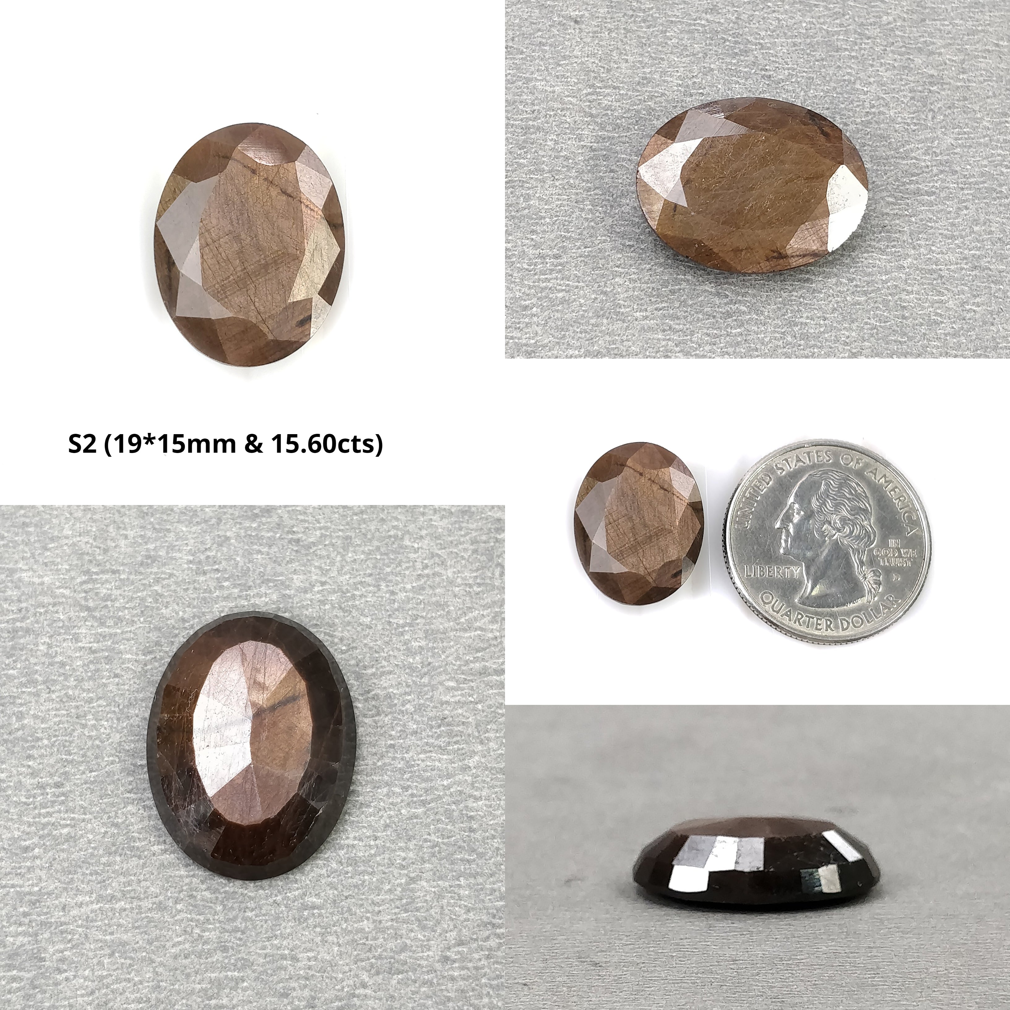 Natural Untreated Golden Brown Chocolate Sapphire Gemstone - Oval & Cushion Cut (1pc or 3pcs) | Perfect for Jewelry Making, Engagement Rings & Unique Gift Giving