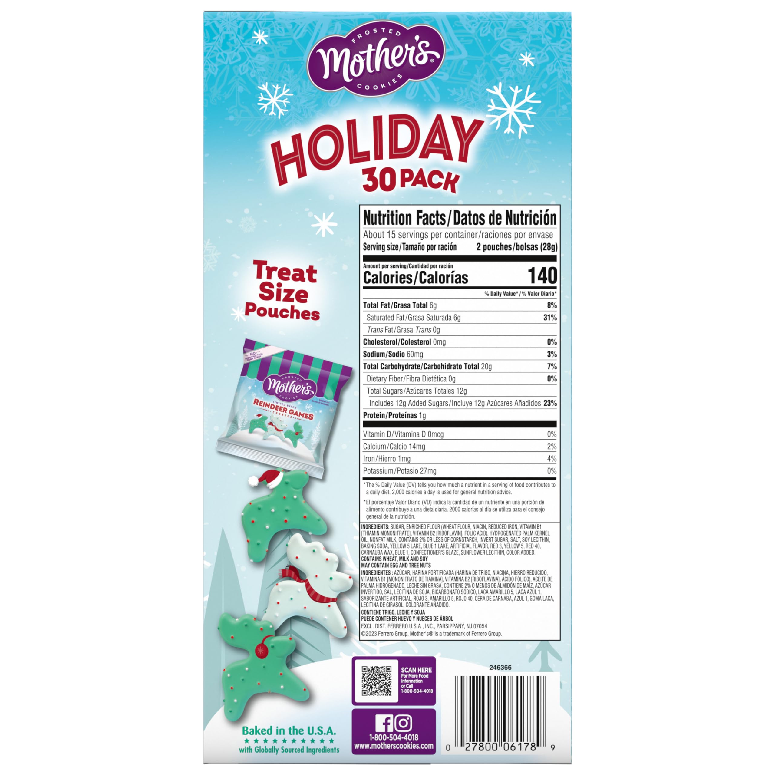 MOTHER'S Reindeer Games Multipack (0.5oz X 30) - Perfect for Holiday Parties, Stocking Stuffers, and Family Gatherings