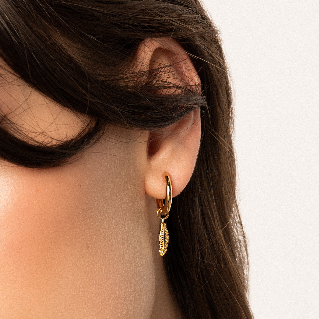 Evolve Plain Hoops - Classic Minimalist Gold/Silver Hoop Earrings for Women - Perfect for Everyday Wear, Office & Casual Outfits