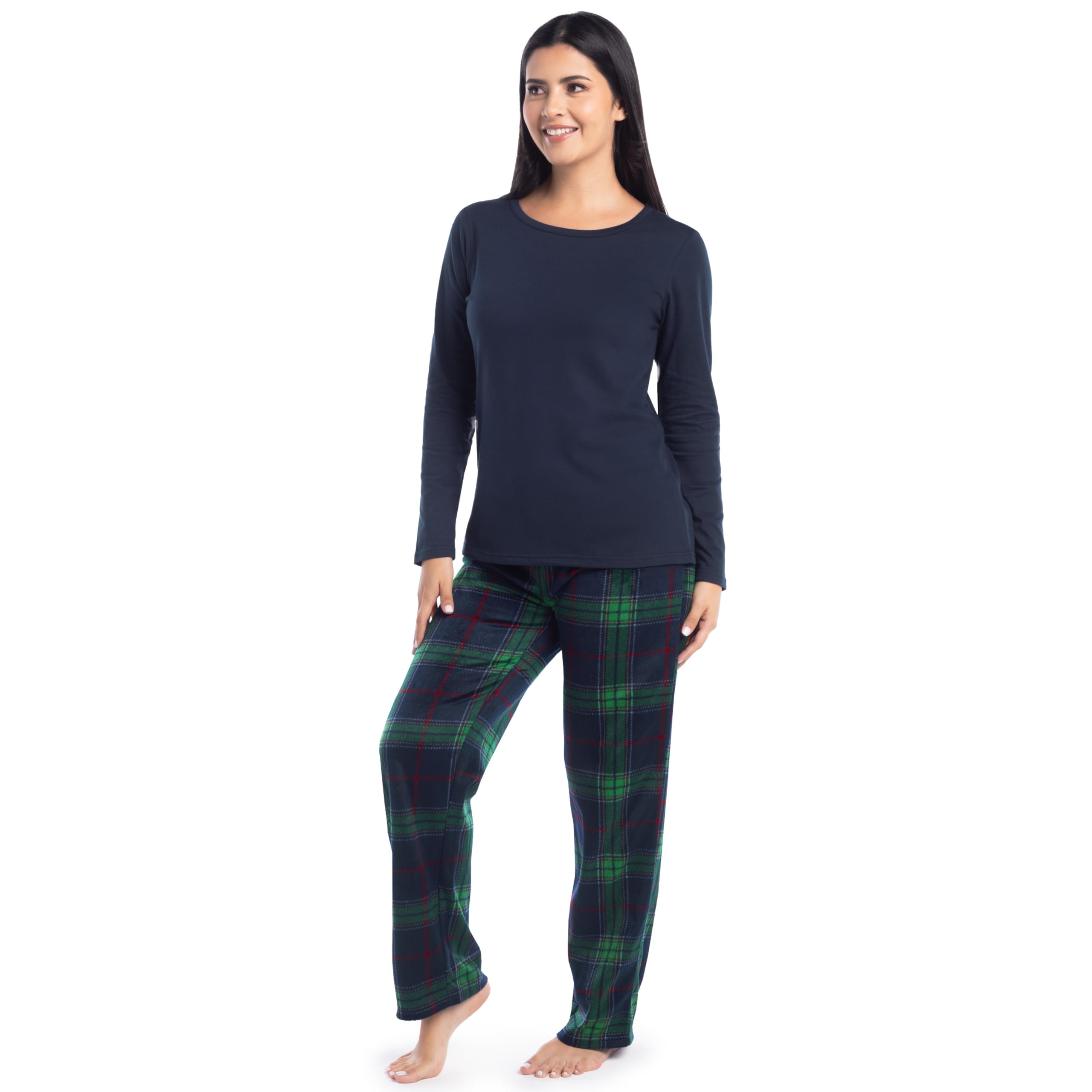 Fruit of the Loom Matching Holiday Family Pajama Set for Women, Men & Kids - Cozy Christmas Sleepwear for Family Photos & Festive Nights