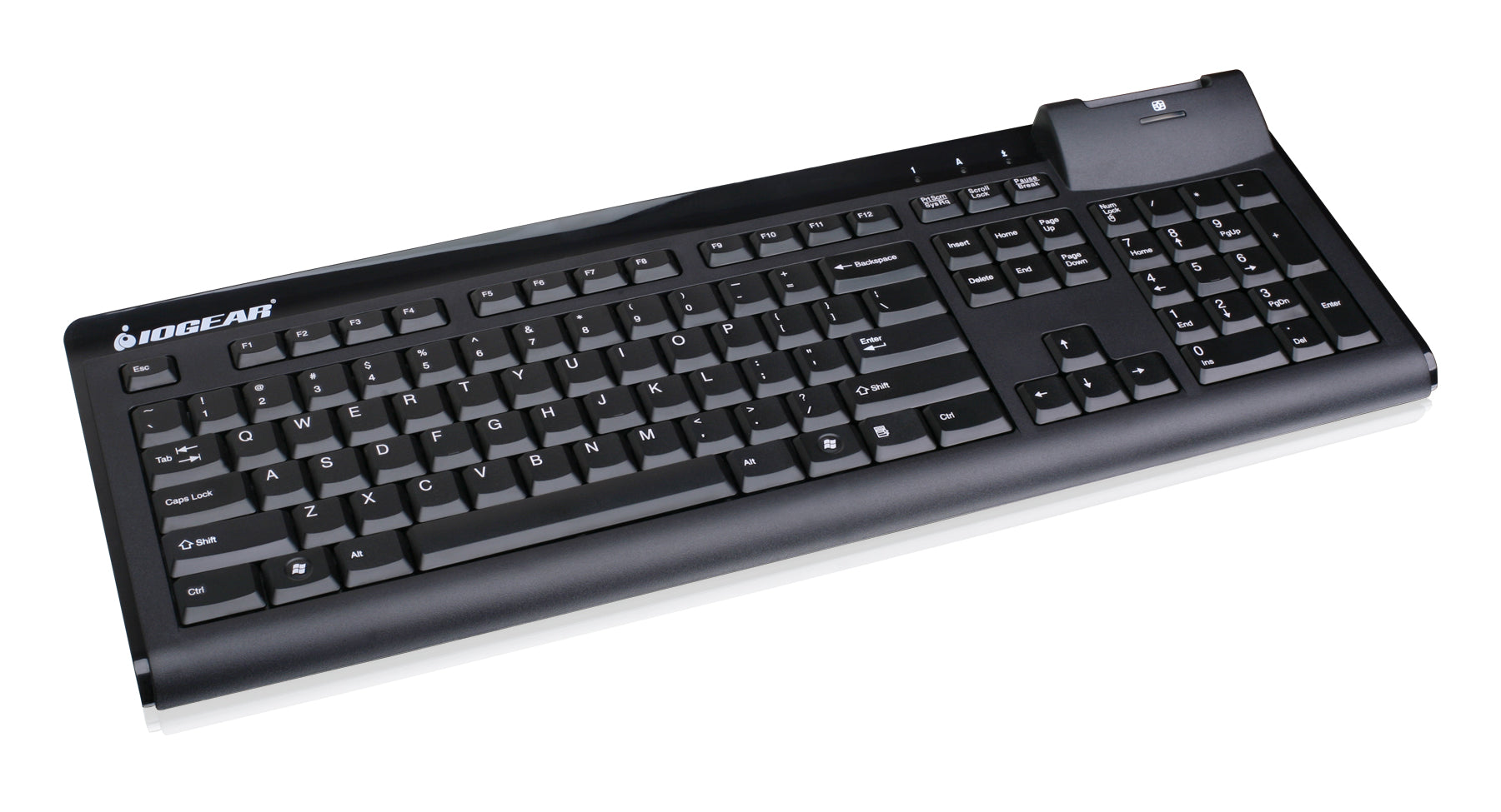TAA Compliant Smart Card Reader Keyboard - Secure & Fast USB Smart Card Reader for Government & Financial Transactions | Ideal for Secure Login, Digital Signatures & Online Banking