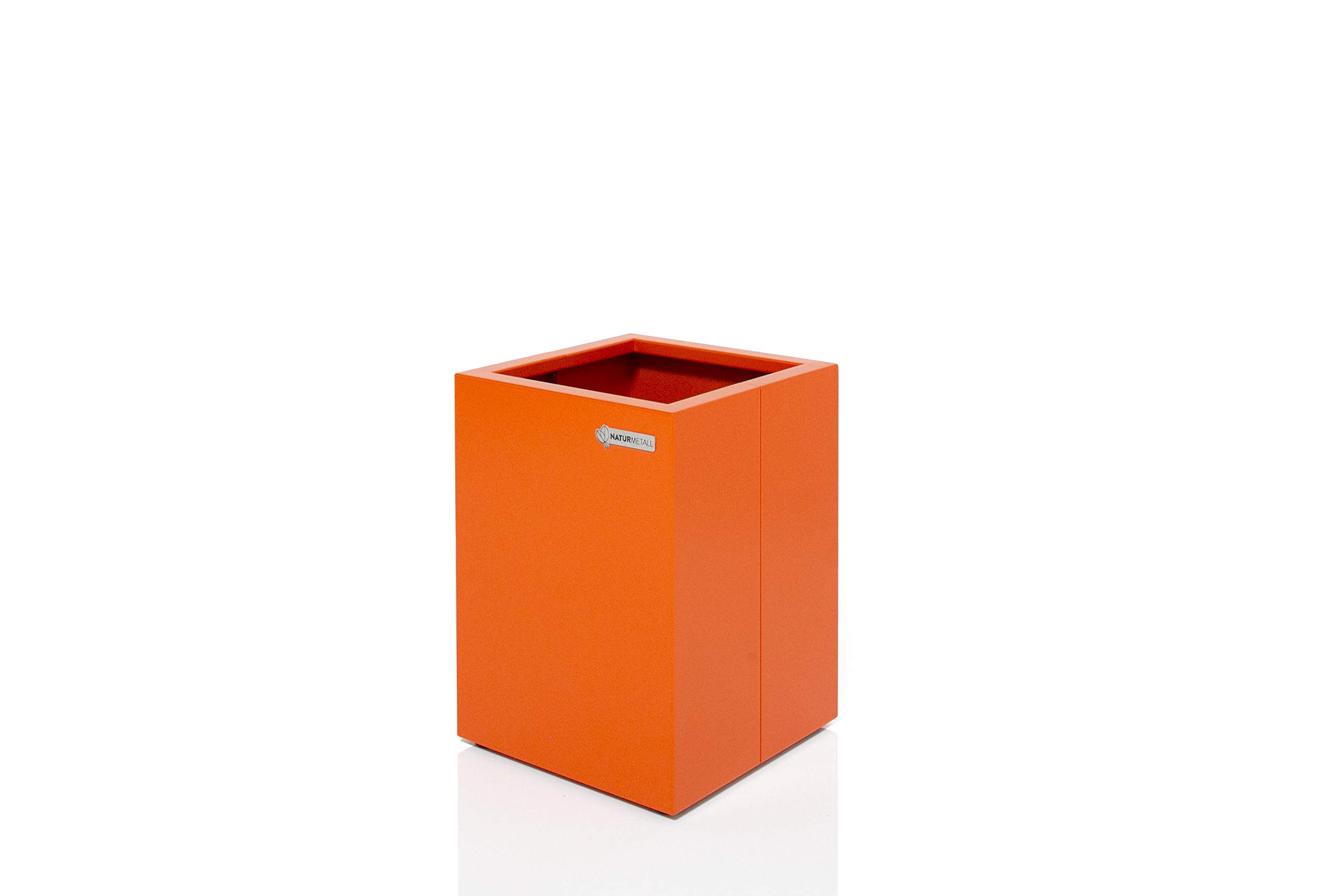8012147-3262005 KUBISCH Modern Square Plant Pot in Telemagenta - Stylish Indoor/Outdoor Flower Planter for Home Decor, Office & Garden