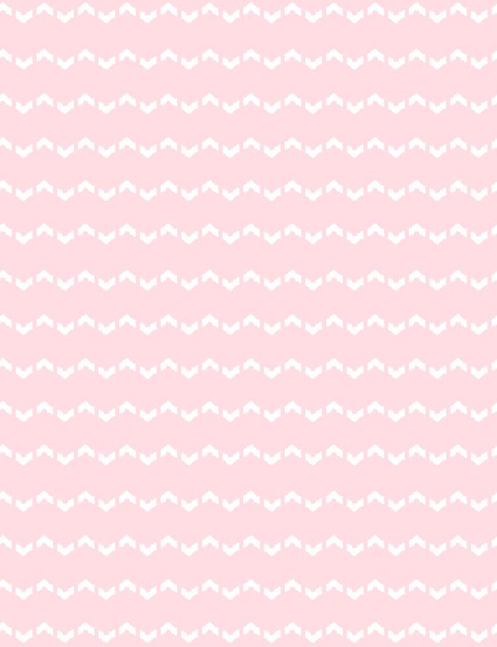 Fes Zag Wallpaper by Wallshoppe - Ballet Slipper Pink Floral Peel & Stick Wallpaper | Perfect for Nursery, Bedroom, and Home Decor
