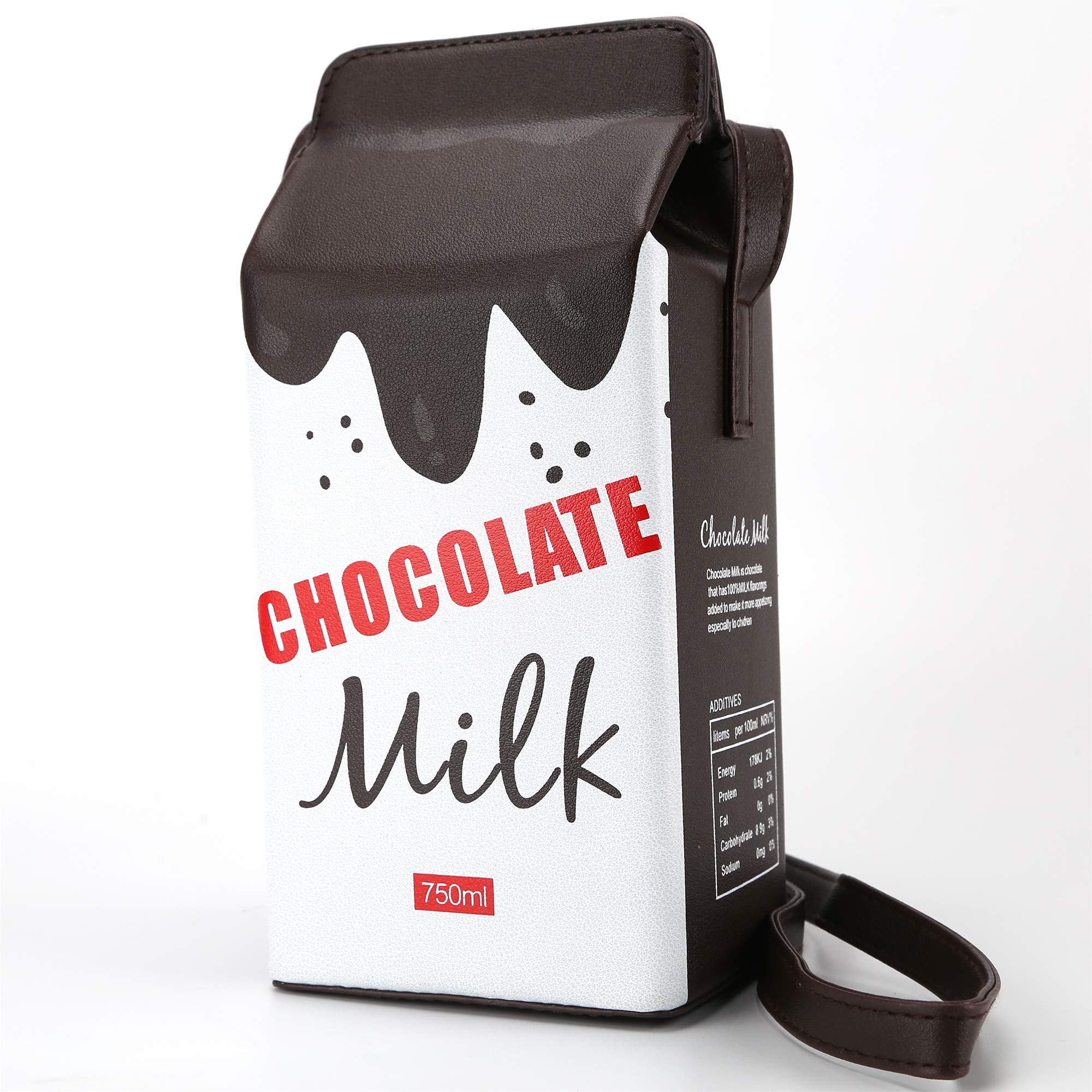Cow Print Milk Carton Crossbody Purse for Women - PU Leather Phone Shoulder Bag Wallet | Perfect for School, Shopping & Daily Use