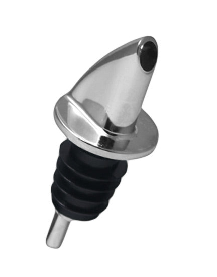Premium Chrome Plated Ambassador Liquor Pourers - Durable & Elegant Bar Accessories for Whiskey, Vodka, and Cocktail Bottles - Perfect for Home Bars, Restaurants, and Parties