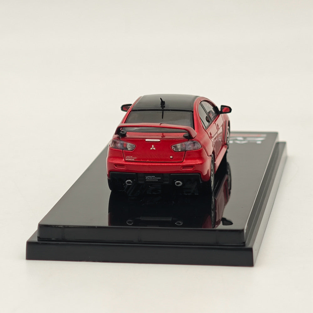 1/64 Scale Mitsubishi Lancer Evolution X Final Edition Red Diecast Model Car - Hobby Japan HJ642053CR - Perfect for Collectors, Display & Racing Enthusiasts
