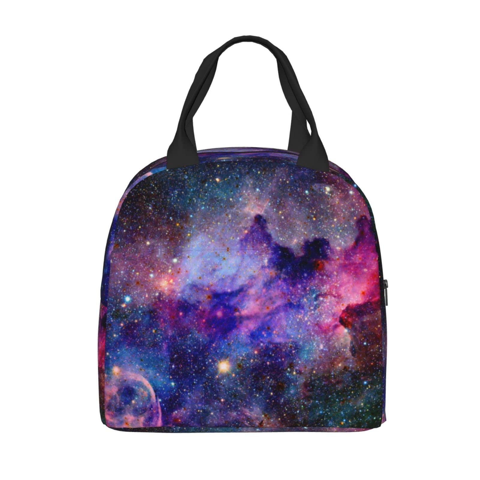 Galaxies Insulated Lunch Box - Reusable Thermal Lunch Bag for Women & Men, Perfect for Office, School, Camping, Hiking, Picnic, Beach & Travel - Keep Food Fresh for Hours