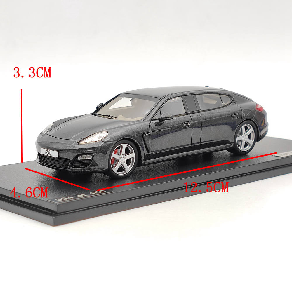 1:43 Scale 2012 Porsche Ruf Panamera RXL Grey Resin Diecast Model Car #214002 - Limited Edition Collectible Toy for Adults, Car Enthusiasts & Gift Ideas | Perfect for Display, Racing Collections & Home Decor