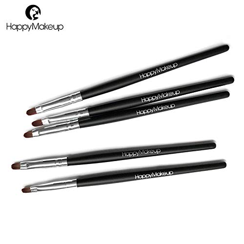 2 Pcs Lip Brush Concealer Brushes - Professional Lipstick & Gloss Applicators, Eyeshadow & Lip Liner Makeup Brush Set for Precise Application | Perfect for Daily Makeup, Travel & Professional Cosmetics Kit