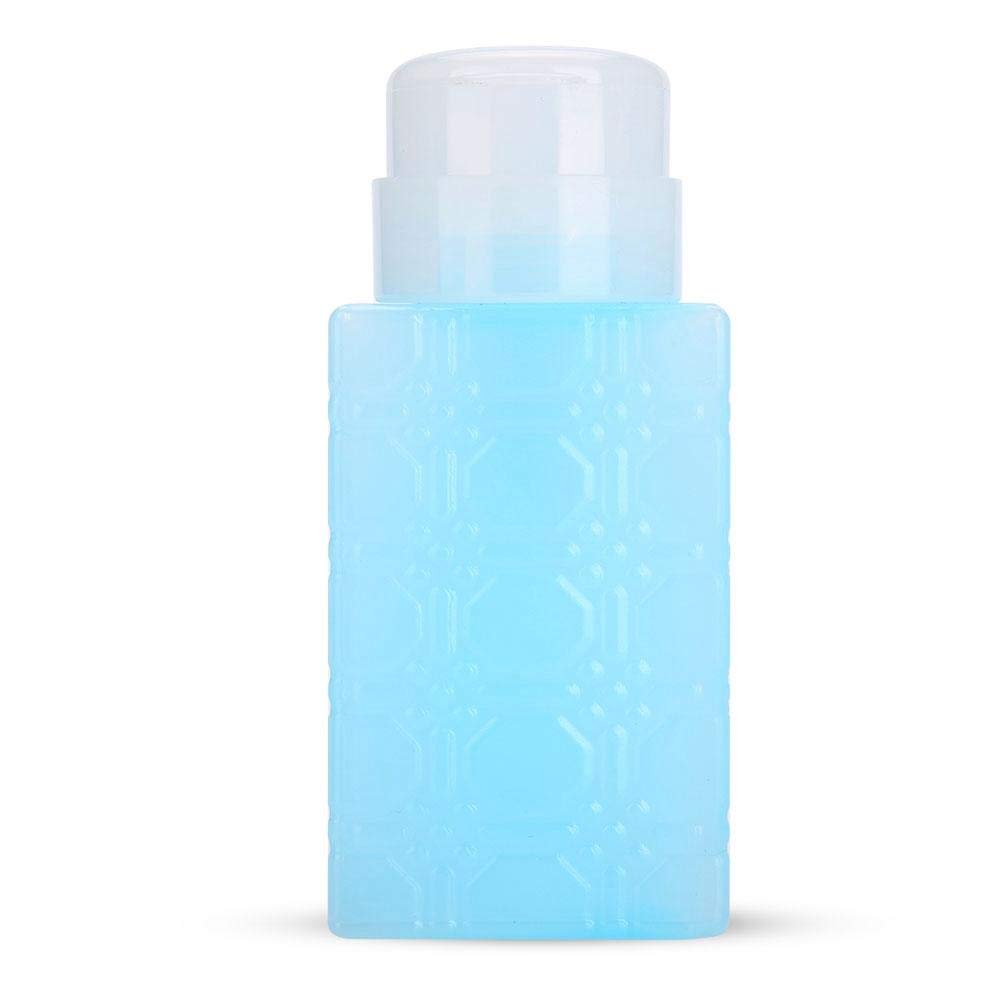 Empty Nail Art Pump Bottle - Easy Push Down Liquid Dispenser for Nail Polish & Makeup Remover | Perfect for Salon, Home Manicure & Beauty Storage