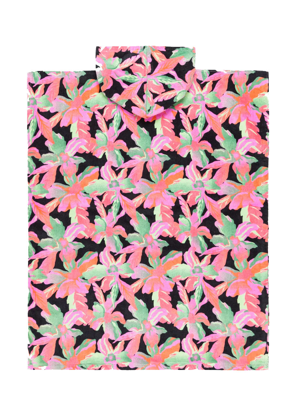 Roxy Girls Floral Hooded Towel - Soft & Absorbent Bath Towel for Kids, Beach, Pool & After Swim - Cute Floral Design for Toddler & Baby Girls
