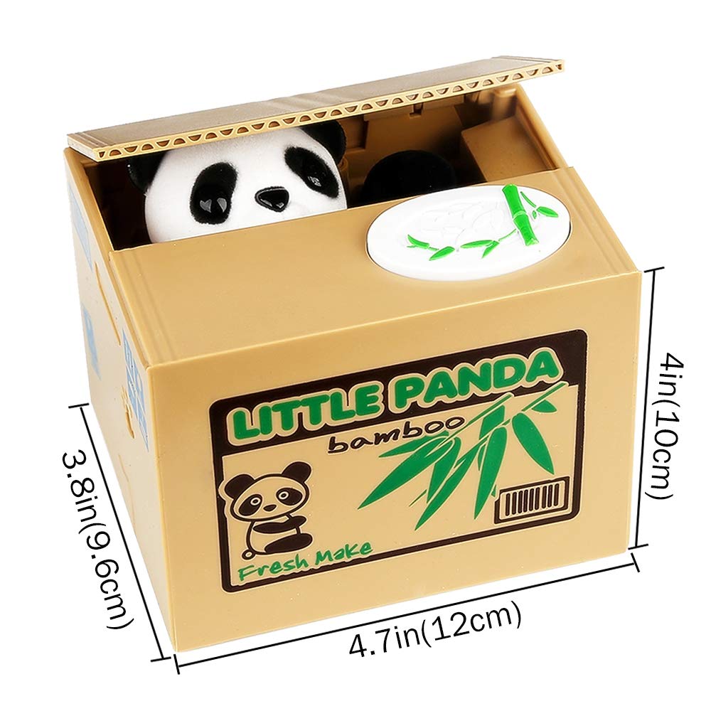 Panda Piggy Bank for Kids - Cute Money Saving Box for Boys & Girls, Perfect Christmas & Birthday Gift - Fun Way to Teach Savings & Financial Responsibility