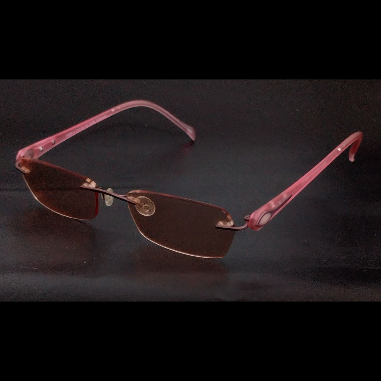 Stylish Pink Rimless Glasses for Women - Trendy Eyewear for Work, Reading & Fashion | Lightweight Comfortable Frame