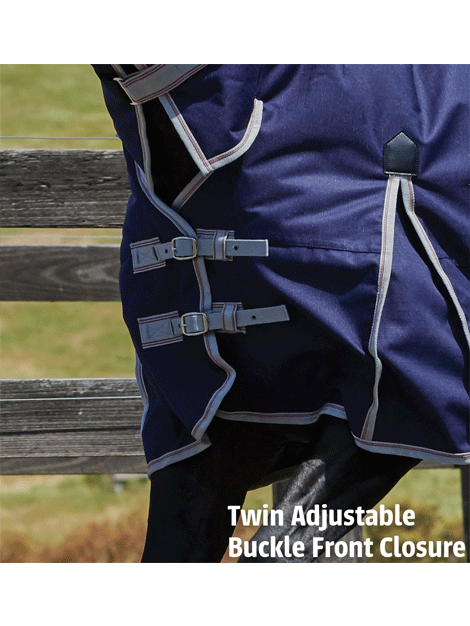 Weatherbeeta Essential Combo Medium Turnout Horse Blanket - Waterproof & Breathable Stable Rug for Winter & Turnout - Perfect for Cold Weather Riding, Stable Use & Outdoor Turnout
