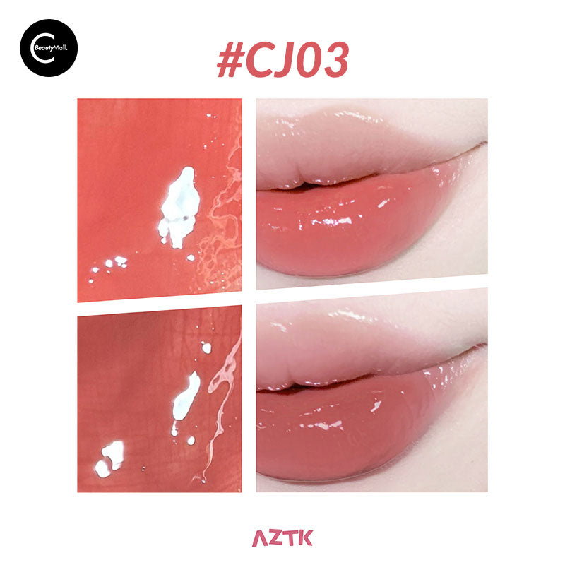 AZTK On The Go Dual Color Lip Jelly - Long Lasting Moisturizing Lip Gloss for Women, Perfect for Daily Wear & Night Out Makeup