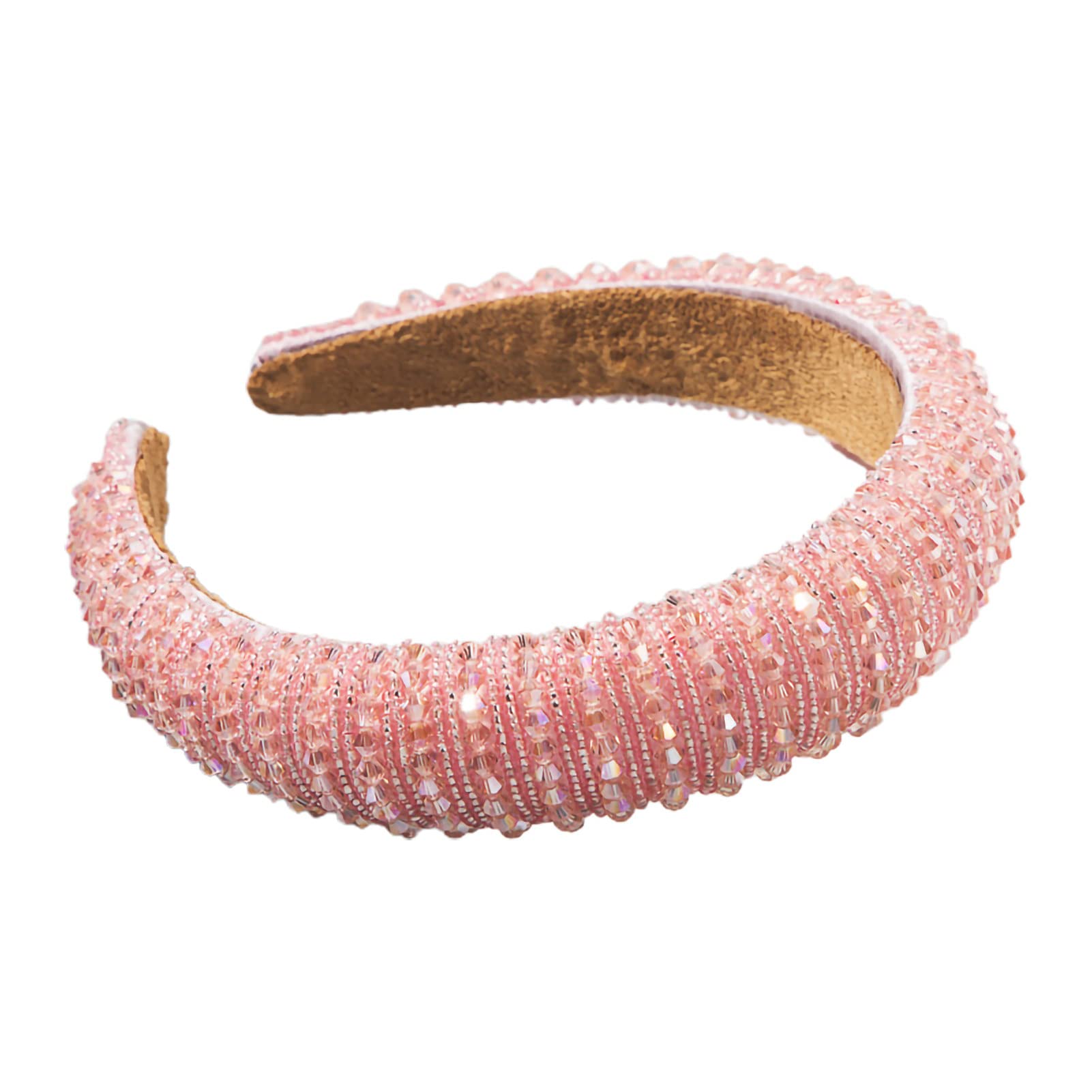 Korean Style Ayyufe Women Headband - Shiny Faux Crystal Hair Hoop, Lightweight Hair Accessories for Women | Perfect for Parties, Weddings & Everyday Wear