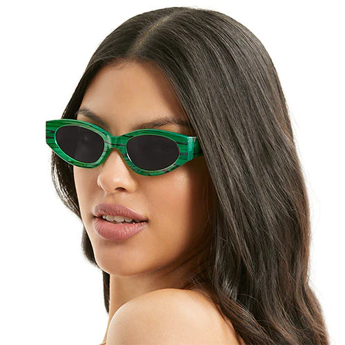 Kat x Money Moves Green Prescription Glasses - Stylish & Comfortable Eyewear for Work, Driving, and Outdoor Activities
