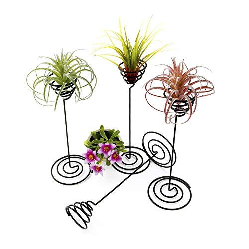 Creative Black Iron Air Pineapple Plant Stand - Modern Flower Pot Holder for Home, Balcony & Garden Decor - Perfect for Indoor Plants, Succulents & Outdoor Landscaping