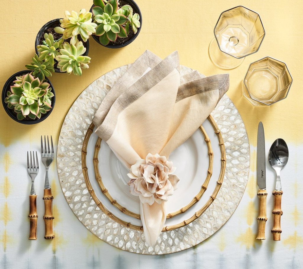 Premium Marquis Placemats Set of 4 - Waterproof & Heat-Resistant Table Mats for Dining, Kitchen, and Party Decor - Elegant Home Table Setting Accessories