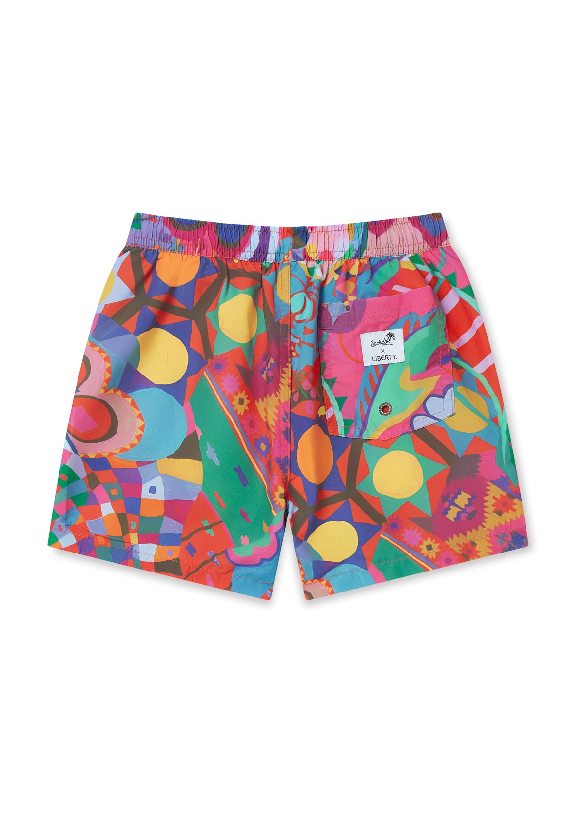 Boardies® X Liberty Kids Studio Bohemia Swim Trunks for Boys - Quick Dry, UPF 50+ Sun Protection - Perfect for Beach, Pool & Summer Vacations