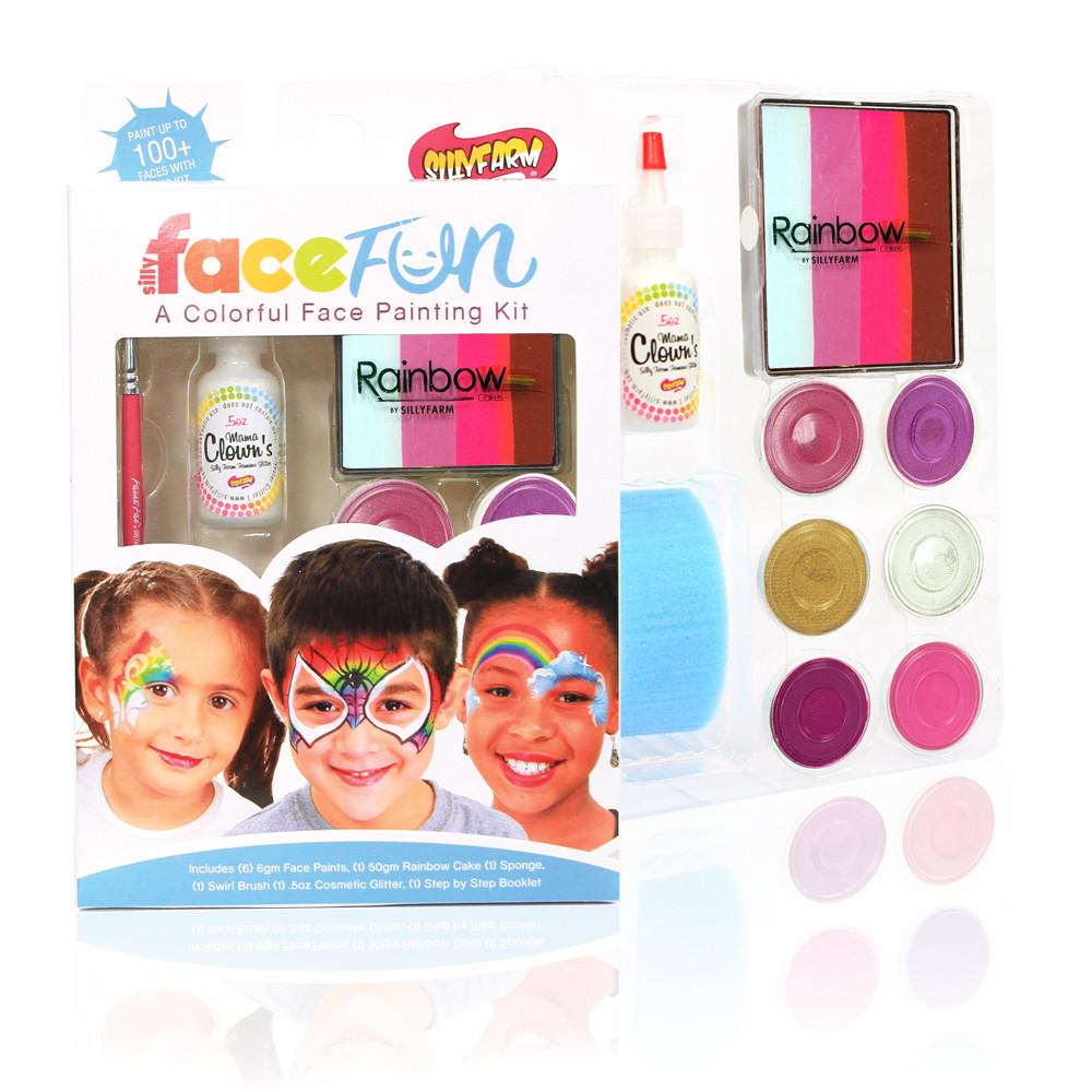 Valentine's Day Silly Face Fun Rainbow Kit - DIY Party Activity for Kids, Classroom Crafts & Holiday Celebrations