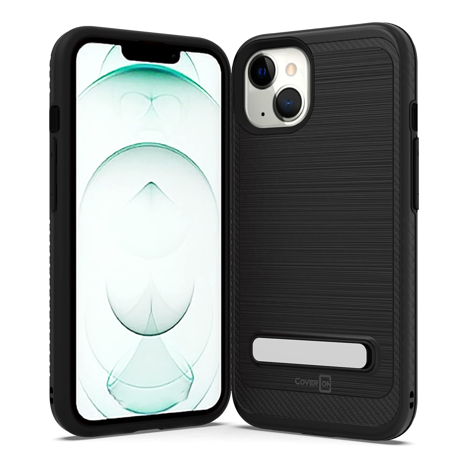 Premium Metal Magnetic Case for Apple iPhone 13 Mini - Shockproof Rugged Protective Cover with Stand (Black) | Perfect for Work, Travel & Outdoor Adventures