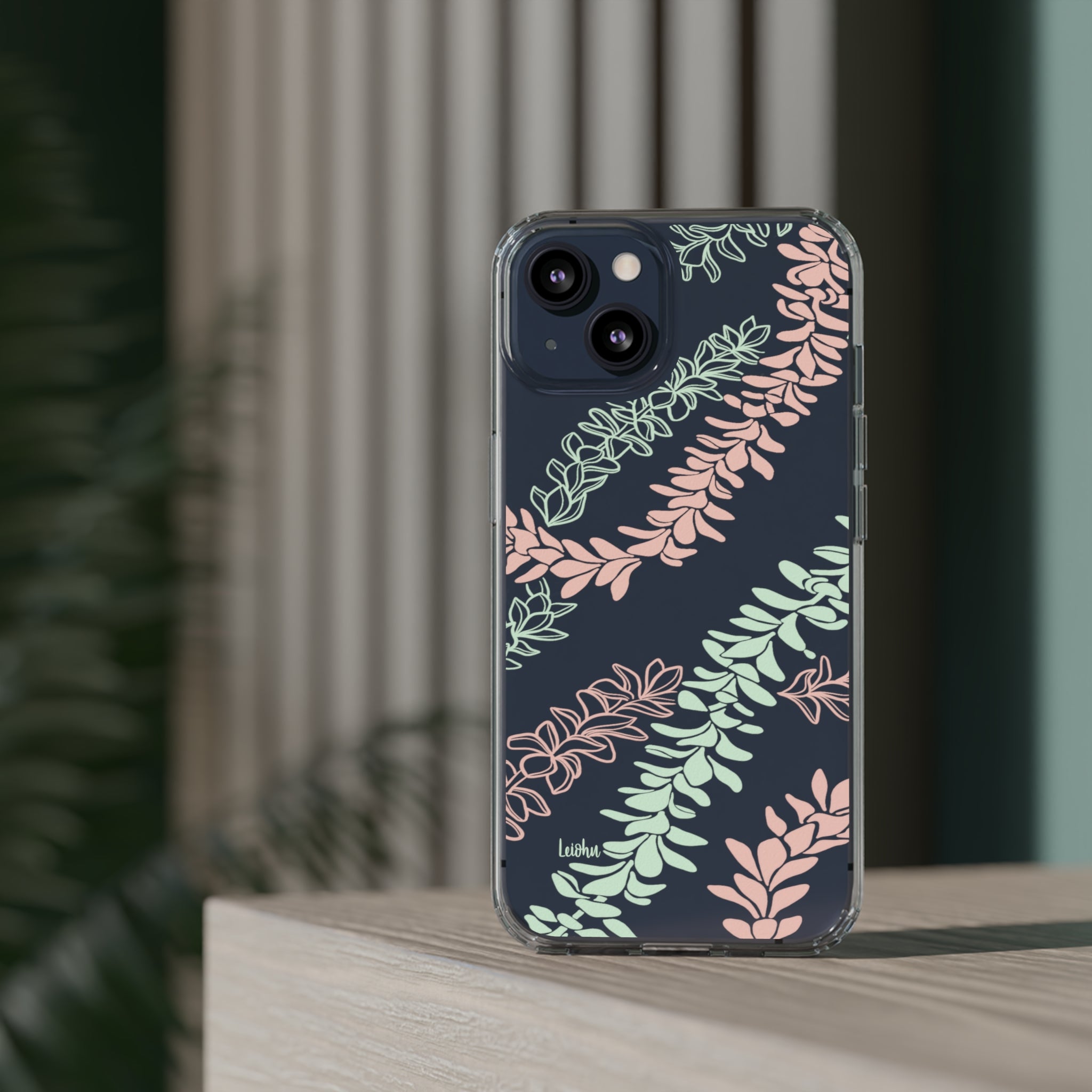 Groovy Pua Melia Clear Phone Case - Slim Protective Cover for iPhone 13, 12, 11 | Shatterproof & Scratch-Resistant | Perfect for Everyday Use, Travel & Outdoor Activities