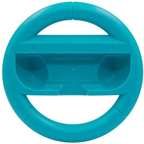 2-Pack Nintendo Switch Joy-Con Steering Wheels (Blue & Red) - Perfect for Mario Kart Racing & Party Games