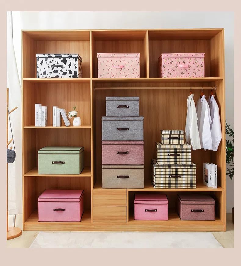 Fabric Storage Box for Clothes & Underwear - Dorm Organizer