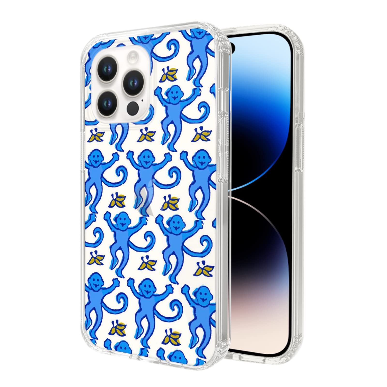 ZHUORUI Clear Blue Roller Charm Phone Case Compatible with iPhone 7/8 Plus - Waterproof Protective Cover for Everyday Use & Outdoor Activities